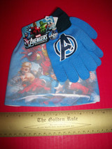 Marvel Heroes Avengers Boy Clothes Captain America Winter Hat Glove Set ... - $12.34