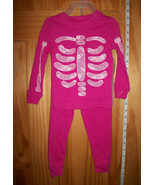 Fashion Holiday Baby Clothes 18M Skeleton Halloween Costume Pink Pajama ... - £9.77 GBP