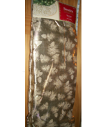 Sandra Lee Holiday Decor 52&quot; Christmas Tree Skirt Gold Pine Cone Design ... - $29.87 CAD