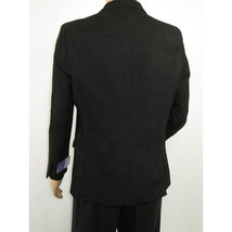 Men's Zacchi Sport Coat Patch Elbow Chenille Velveteen Bryan Black 74520 image 6