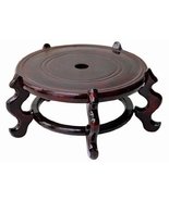 &quot;Beautiful Hand Craft Rosewood Oriental Vase Stand 14&quot;&quot;&quot; - £23.68 GBP