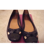 Michelle D 8.5 M Patent Leather Flats Marine Blue Brand New in Box  - $47.99+