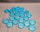 Lot of 23x Blue Lego Dimensions Generic Blank Toy Tags For Vehicles Gadgets - $14.85