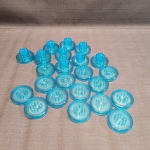 Lot of 23x Blue Lego Dimensions Generic Blank Toy Tags For Vehicles Gadgets - £11.67 GBP