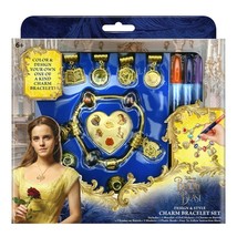 Disney Beauty And The Beast Design &amp; Style Charm Bracelet Set NIB - £7.81 GBP