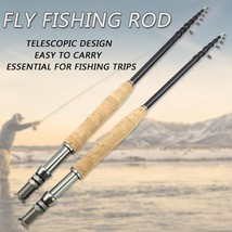 New 2.1m 2.4m 2.7m 3.0m Telescopic Fly Fishing Rod Portable Carbon Fast M Power - £22.56 GBP+