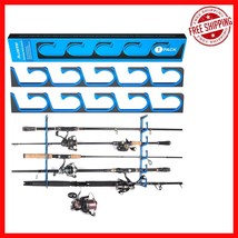 H5 Fishing Rod Storage Rack - Elegant Solution for Garage &amp; Home - Holds... - $34.91
