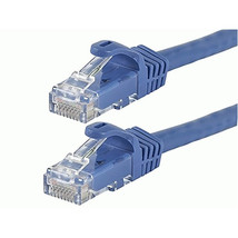 Monoprice 11353 CAT5E 24AWG Utp Patch Cable  5FT Blue - £18.13 GBP