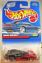 1998 Vintage Hot Wheels Collector #1099 ROAD ROCKET Red/Black w/Chrome Lace Sp - £6.24 GBP
