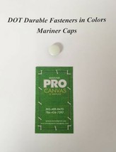 DOT Durable Fasteners in Colors Mariner Caps White 1 piece - £1.59 GBP