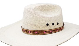 Horse Handcrafted Western  Cowboy Tooled Leather Hat Band 24FKL - $19.99