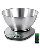 Himaly Food Scale, Digital Kitchen Scale With Bowl And Lcd Dipslay Scale... - £27.09 GBP
