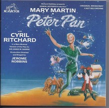 Mary Martin As Peter Man W/ Cyril Richard  By Jerome Robbins Cd  - $8.50