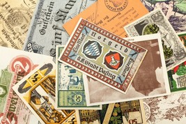 1920&#39;s Germany Notgeld Money 25pc - Glatz, Lorch, Osnabruck, Sternberg - £77.68 GBP