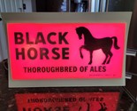 Vintage 1970s BLACK HORSE ALE LIGHTED SIGN African American Beer Promo W... - £281.09 GBP