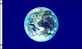 3x5 Earth Planet Globe NASA Premium Quality Flag 3&#39;x5&#39; Banner Grommets 100D PREM - £5.38 GBP
