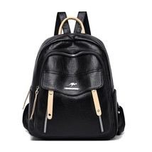 2021 Leather BackpaRetro Large Capacity Designer Travel Bag For Women Tr... - $55.67
