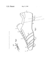 Football Boot Patent Print - White - $7.95+