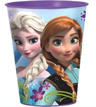 Disney Frozen Keepsake Stadium Cup 16 oz Elsa and Anna Birthday Party Fa... - $2.45