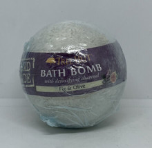Tree Hut Shea Detoxifying Bath Bomb with Charcoal FIG &amp; OLIVE, 7.2oz - £7.87 GBP