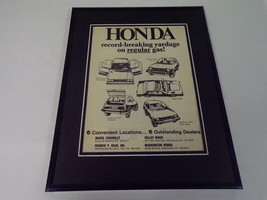 1979 Honda Pittsburgh 11x14 Framed ORIGINAL Vintage Advertisement - £31.13 GBP