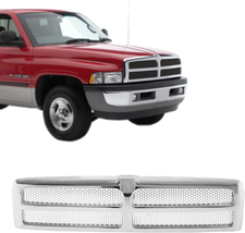 Carpartsdepot Grille Grill Chrome Honeycomb Mesh Insert Compatible with 1994-200 - £81.71 GBP