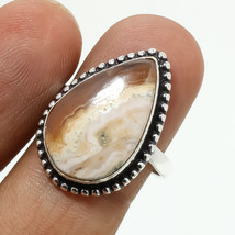 Crazy Lace Agate Gemstone Handmade Good Friday Gift Ring Jewelry 8.75&quot; SA 5016 - £3.18 GBP
