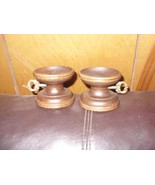 Antique Wooden candle holders, (reproductions0 - £7.05 GBP