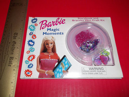 Barbie Doll Craft Kit Art Bead Bracelet Mini Activity Set Toy Magic Moments Book - £5.30 GBP