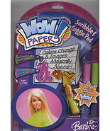 Barbie Doll Craft Kit Art Wow Paper Magic Scribble &amp; Giggle Papercraft A... - $9.49