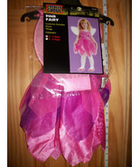 Fashion Holiday Baby Pink Fairy Halloween Costume Toddler Wing Playsuit ... - $15.19