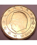 Unc Belgium 2000 20 Euro cents~Minted In Brussels~New Millenium~Free Shipping* - £2.43 GBP