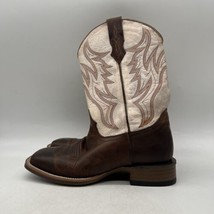 Cody James Hoverfly BCJFA21P11 Mens Cream Brown Pull On Western Boots Si... - $69.29