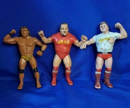  1984 Titan LJN WWF Figures Lot of 3 - Jimmy Snuka, Roddy Piper, Nikolai Volkoff - £29.88 GBP