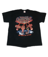 Vintage Six Flags Worlds Greatest Roller Coasters New England Black T- S... - €34,10 EUR