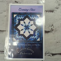 Canyon Creek Fabrics Evening Star Quilt Pattern Uncut  - £7.78 GBP
