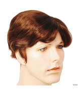 Mens side part wig md brown red 30 - €60,21 EUR