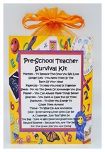Pre-School Teacher&#39;s Survival Kit - Fun, Novelty Gift &amp; Card / Secret Santa - £6.48 GBP