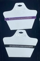  Tazza Rhinetstone Velvet Choker Nwt - 2 Styles To Choose From Purple Haze Or - £6.99 GBP