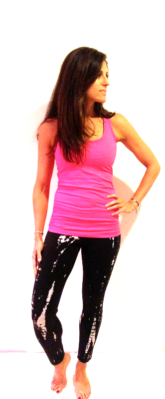 Hard Tail pink Long Skinny Racer Tank xs - $56.00