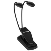 Lavolta - MSL-2 - Clip-On LED Dual Arm Dual Stand Light - Black - £12.95 GBP