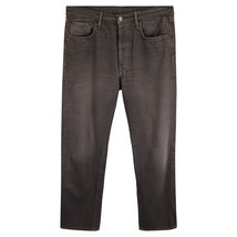 Acne Studios Relaxed Fit Jeans In Cotton Men Grey Size 50 - £155.89 GBP