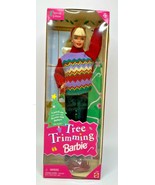 1998 &quot;Tree Trimmings Barbie&quot; Doll Blonde NIB BD6 - £31.28 GBP