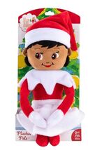 The Elf on the Shelf Christmas Plushee Pal, 17" Girl, Dark Skin, Brown Eyes - $29.95