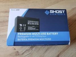 New! Ghost Controls 12 Volt Battery 7.0 Ah Premium Multi Use Battery Model Axbt - £22.15 GBP