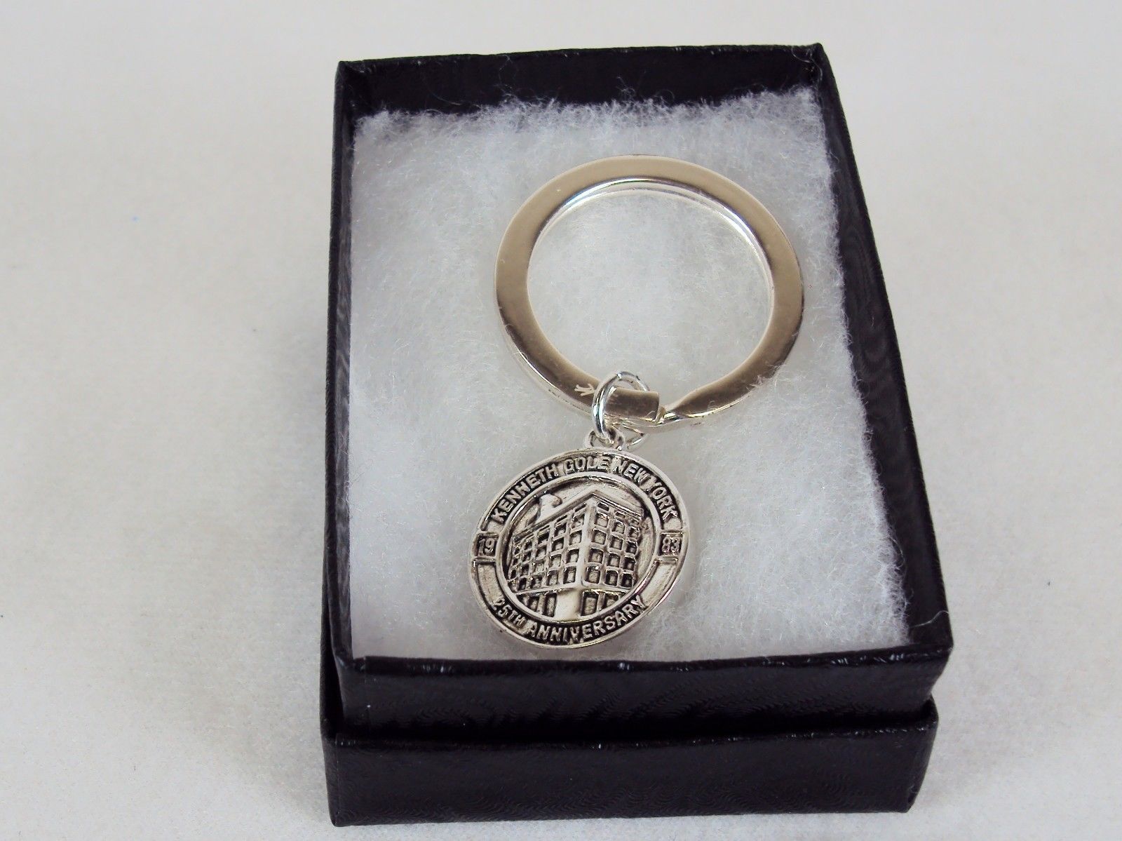 Stainless Steel Key Ring ~  K. Cole 1983 25th Anniversary Dubloon ~ # 5230170 - $9.75