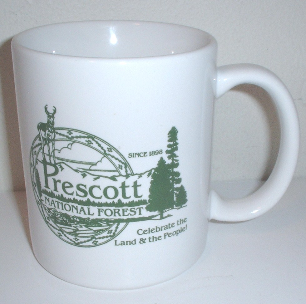 Prescott (Arizona) National Forest ceramic coffee mug - $15.00