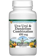 Uva Ursi and Dandelion Combination - 450 mg (100 capsules, ZIN: 513000) ... - $592.89 MXN