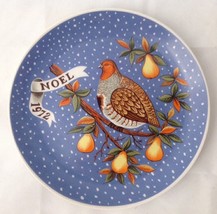 1972 Noel Partridge in Pear Tree Christmas Plate JC Penney Limited Edition #3396 - £11.73 GBP