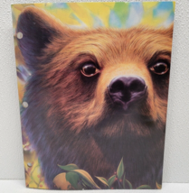 Vintage 1996 Mead Zoosters Bear Portfolio Folder Animals Kids 90s - $7.71